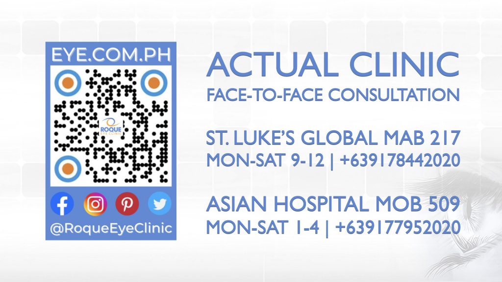 REC QR 2021 16x9 Actual Clinic Face-to-Face Consultation Schedule
