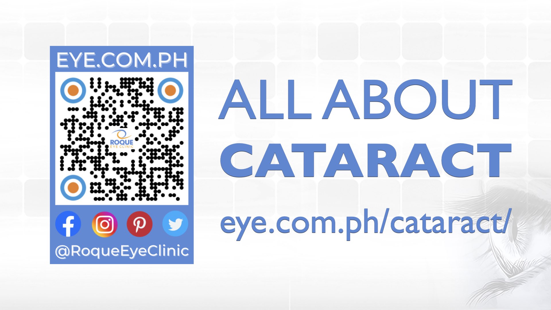 Cataract Surgery | Phacoemulsification | FLACS | ROQUE Eye Clinic